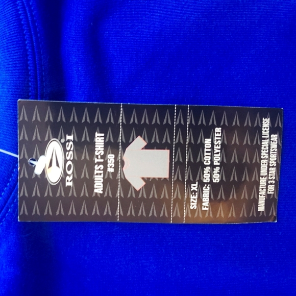 Rossi Vintage Carib XL Blue Tshirt - Picture 5 of 6